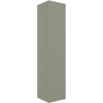 Linea 350mm Wall Hung 1 Door Tall Unit - Matt Olive Green