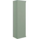 Opulent 350mm Wall Hung 1 Door Tall Unit - Matt Willow Green