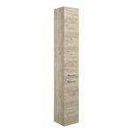 Unify 350mm Floor Standing 2 Door Tall Unit - Oak
