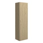 Sapphire 350mm Wall Hung 1 Door Tall Unit - Textured Oak