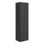 Elite 350mm Wall Hung 1 Door Tall Unit - Matt Black
