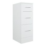 Urban 300mm 3 Drawer Base Unit - White Gloss