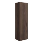 Sapphire 350mm Wall Hung 1 Door Tall Unit - Textured Walnut