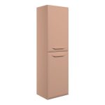 Stark 400mm Wall Hung 2 Door Midi Boy Unit - Matt Apricot