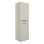 Stark 400mm Wall Hung 2 Door Midi Boy Unit - Matt Latte