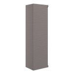 Opulent 350mm Wall Hung 1 Door Tall Unit - Matt Taupe