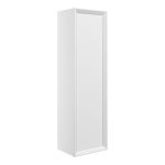 Apex 345mm Wall Hung 1 Door Tall Unit - Matt White