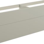 Linea 1180mm Wall Hung 4 Drawer Basin Unit (No Top) - Matt Latte