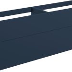 Linea 1180mm Wall Hung 4 Drawer Basin Unit (No Top) - Matt Deep Blue