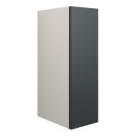 Platinum 200mm Standard Toilet Roll Unit - Matt Graphite Grey (Grey Cab)