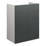 Platinum 500mm Standard Basin Unit - Matt Graphite Grey (Grey Cab)