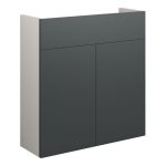 Platinum 600mm Slim Basin Unit - Matt Graphite Grey (Grey Cab)
