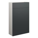Platinum 500mm Slim WC Unit - Matt Graphite Grey (Grey Cab)