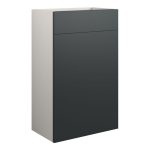 Platinum 500mm Standard WC Unit - Matt Graphite Grey (Grey Cab)