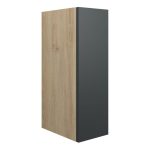 Platinum 200mm Standard Toilet Roll Unit - Matt Graphite Grey (Oak Cab)