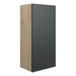 Platinum 300mm Slim Base Unit - Matt Graphite Grey (Oak Cab)