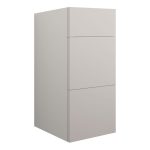 Platinum 300mm Standard 3 Drawer Unit - Matt Dove Grey (Grey Cab)