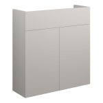 Platinum 600mm Slim Basin Unit - Matt Dove Grey (Grey Cab)