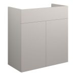 Platinum 600mm Standard Basin Unit - Matt Dove Grey (Grey Cab)