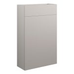 Platinum 500mm Slim WC Unit - Matt Dove Grey (Grey Cab)