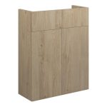 Platinum 500mm Slim Basin Unit - Havana Oak (Oak Cab)