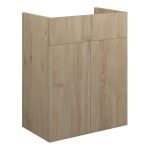 Platinum 500mm Standard Basin Unit - Havana Oak (Oak Cab)