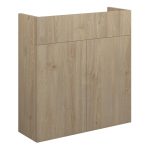 Platinum 600mm Slim Basin Unit - Havana Oak (Oak Cab)