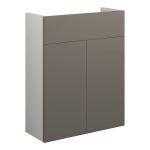 Platinum 500mm Slim Basin Unit - Matt Stone (Grey Cab)