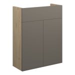 Platinum 500mm Slim Basin Unit - Matt Stone (Oak Cab)