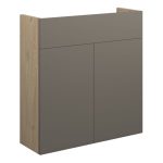 Platinum 600mm Slim Basin Unit - Matt Stone (Oak Cab)