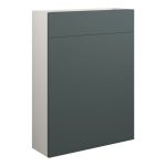 Platinum 600mm Slim WC Unit - Matt Green (Grey Cab)