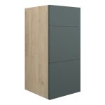 Platinum 300mm Standard 3 Drawer Unit - Matt Green (Oak Cab)