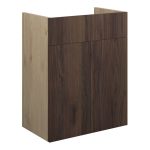 Platinum 500mm Standard Basin Unit - Warm Walnut (Oak Cab)