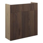 Platinum 600mm Slim Basin Unit - Warm Walnut (Oak Cab)