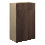 Platinum 500mm Standard WC Unit - Warm Walnut (Oak Cab)
