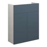 Platinum 500mm Slim Basin Unit - Matt Arley Blue (Grey Cab)