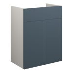 Platinum 500mm Standard Basin Unit - Matt Arley Blue (Grey Cab)