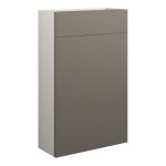 Diamond 500mm Slim WC Unit - Matt Stone (Grey Cab)