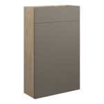 Diamond 500mm Slim WC Unit - Matt Stone (Oak Cab)