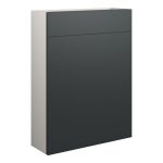 Diamond 600mm Slim WC Unit - Matt Graphite Grey (Grey Cab)