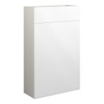 Diamond 500mm Slim WC Unit - White Gloss (Grey Cab)