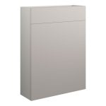 Diamond 600mm Slim WC Unit - Matt Dove Grey (Grey Cab)