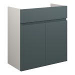 Diamond 600mm Standard Basin Unit - Matt Green Camo (Grey Cab)