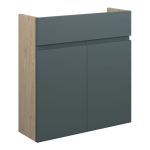 Diamond 600mm Slim Basin Unit - Matt Green Camo (Oak Cab)