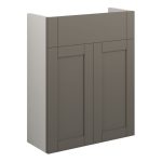 Crystal 500mm Slim Basin Unit - Matt Stone (Grey Cab)