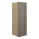 Crystal 200mm Slim Base Unit - Matt Stone (Oak Cab)