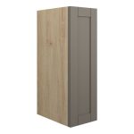 Crystal 200mm Standard Toilet Roll Unit - Matt Stone (Oak Cab)