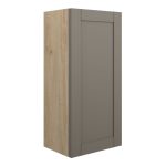 Crystal 300mm Slim Base Unit - Matt Stone (Oak Cab)