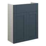 Crystal 500mm Slim Basin Unit - Matt Arley Blue (Grey Cab)