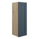 Crystal 200mm Slim Base Unit - Matt Arley Blue (Oak Cab)
